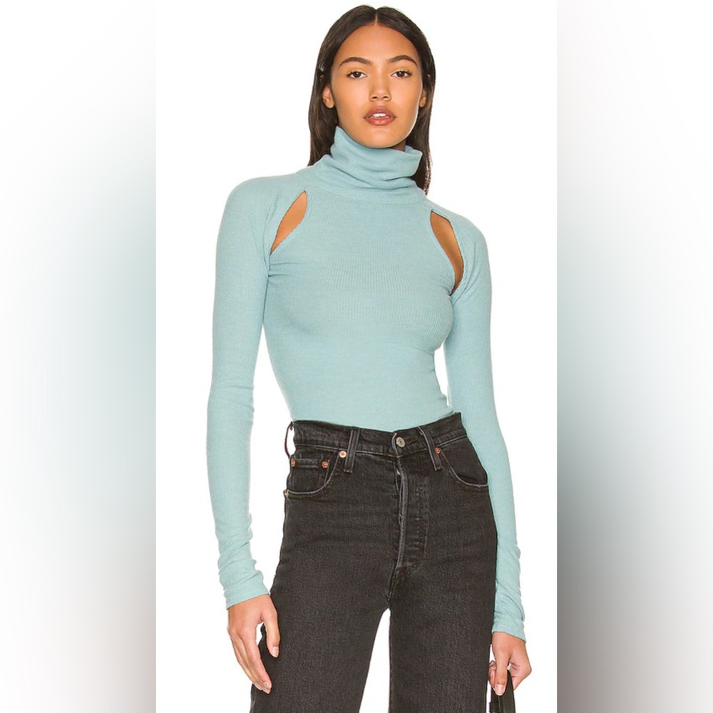free people REVOLVE Get Out There Top in Mountain Jubilee sweater cutout